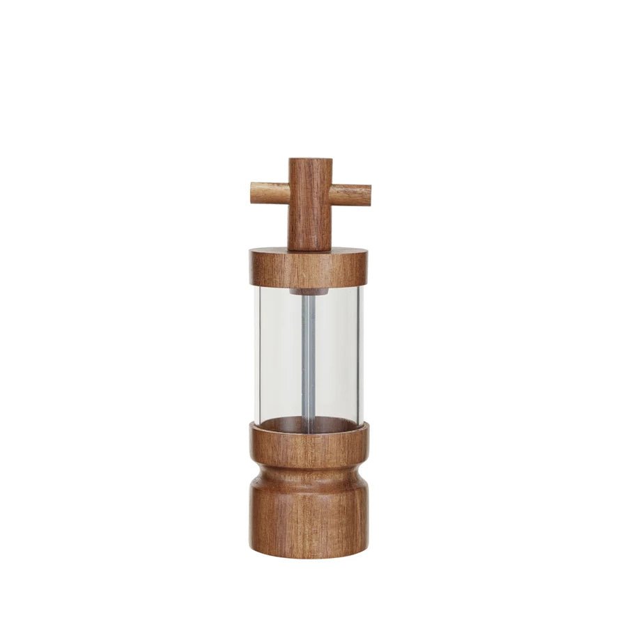 Salt and Pepper ShakerAcacia Wood & Acrylic Salt/Pepper Mill