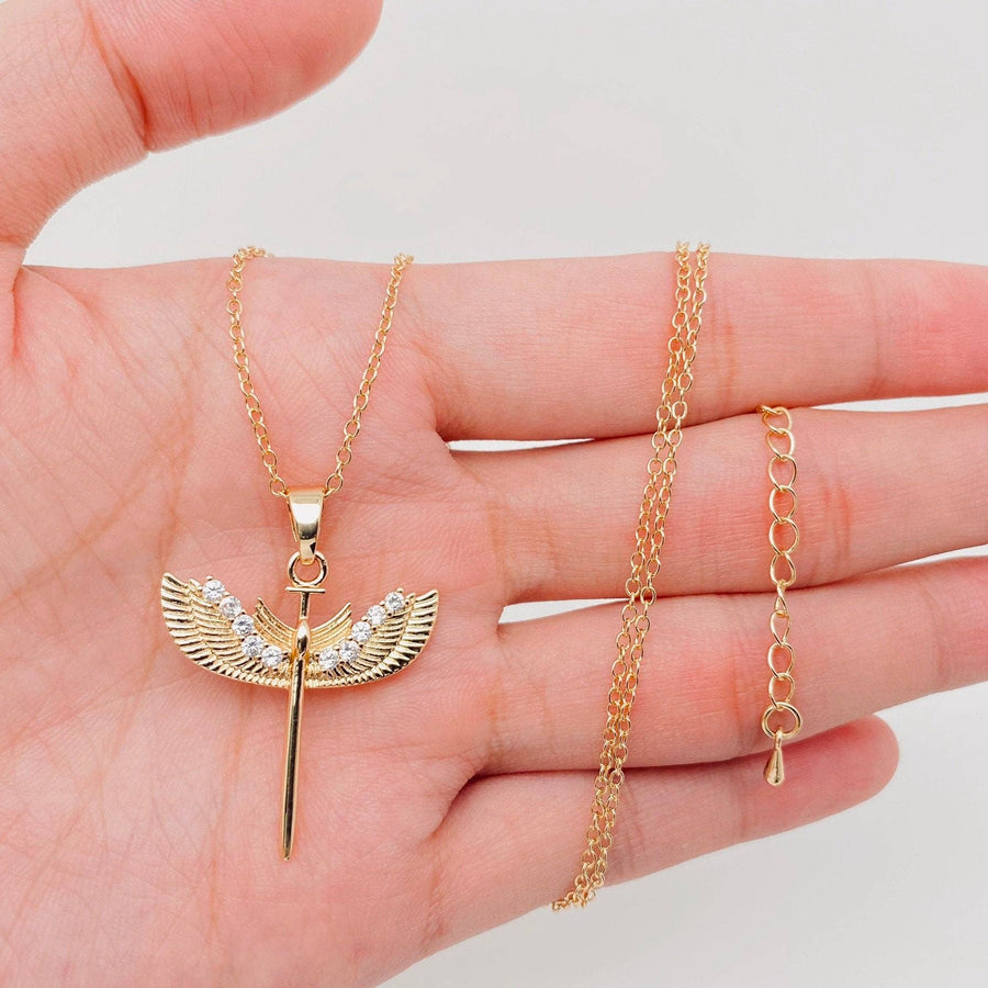 NecklaceAngel Wings Pendant Necklace