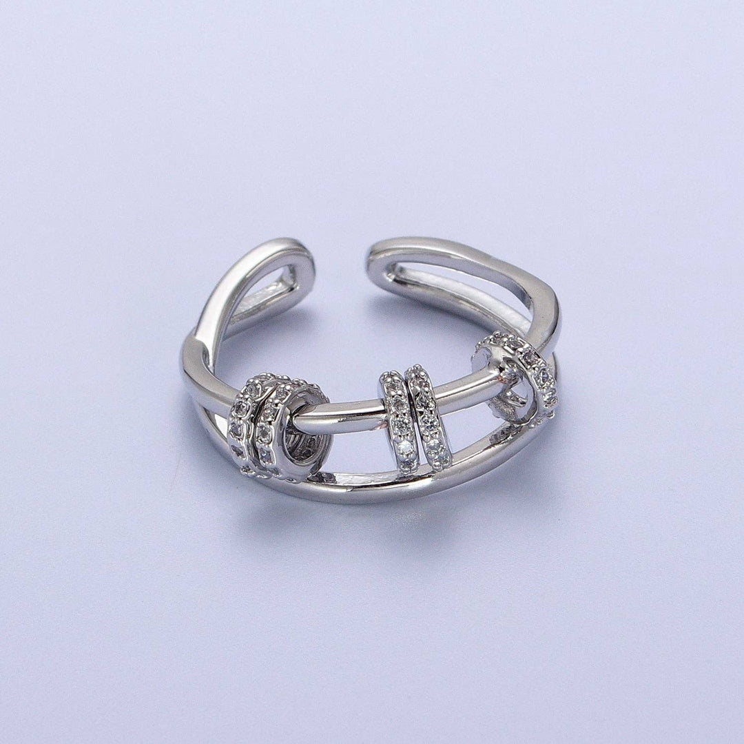 JewelryDouble Micro Paved Ring