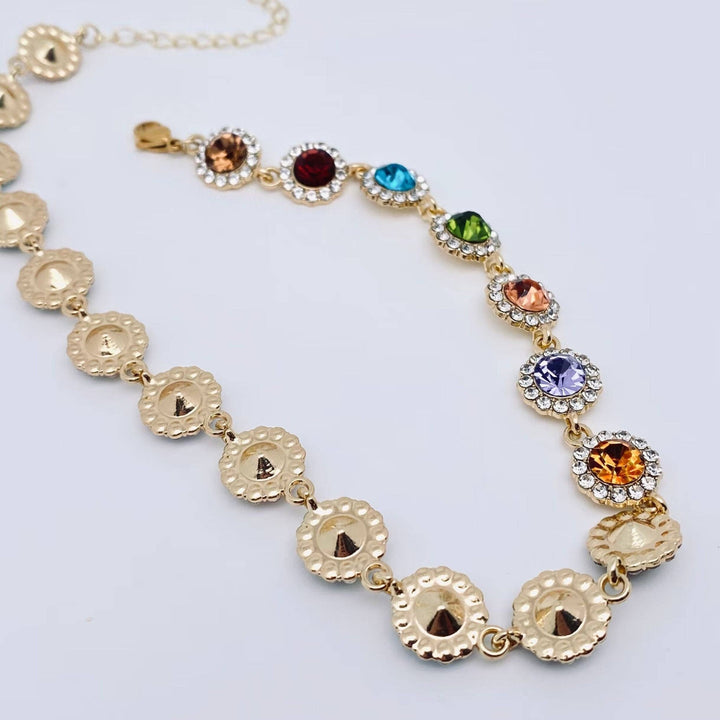 JewelryGlitz Rhinestone Necklace