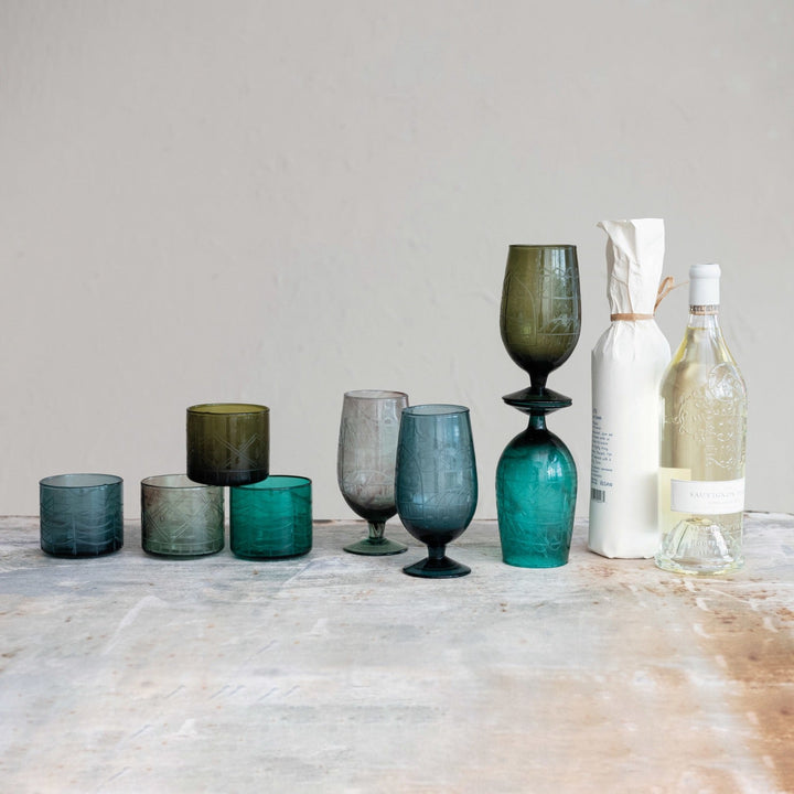 Candle HolderHand-Blown Recycled Votives