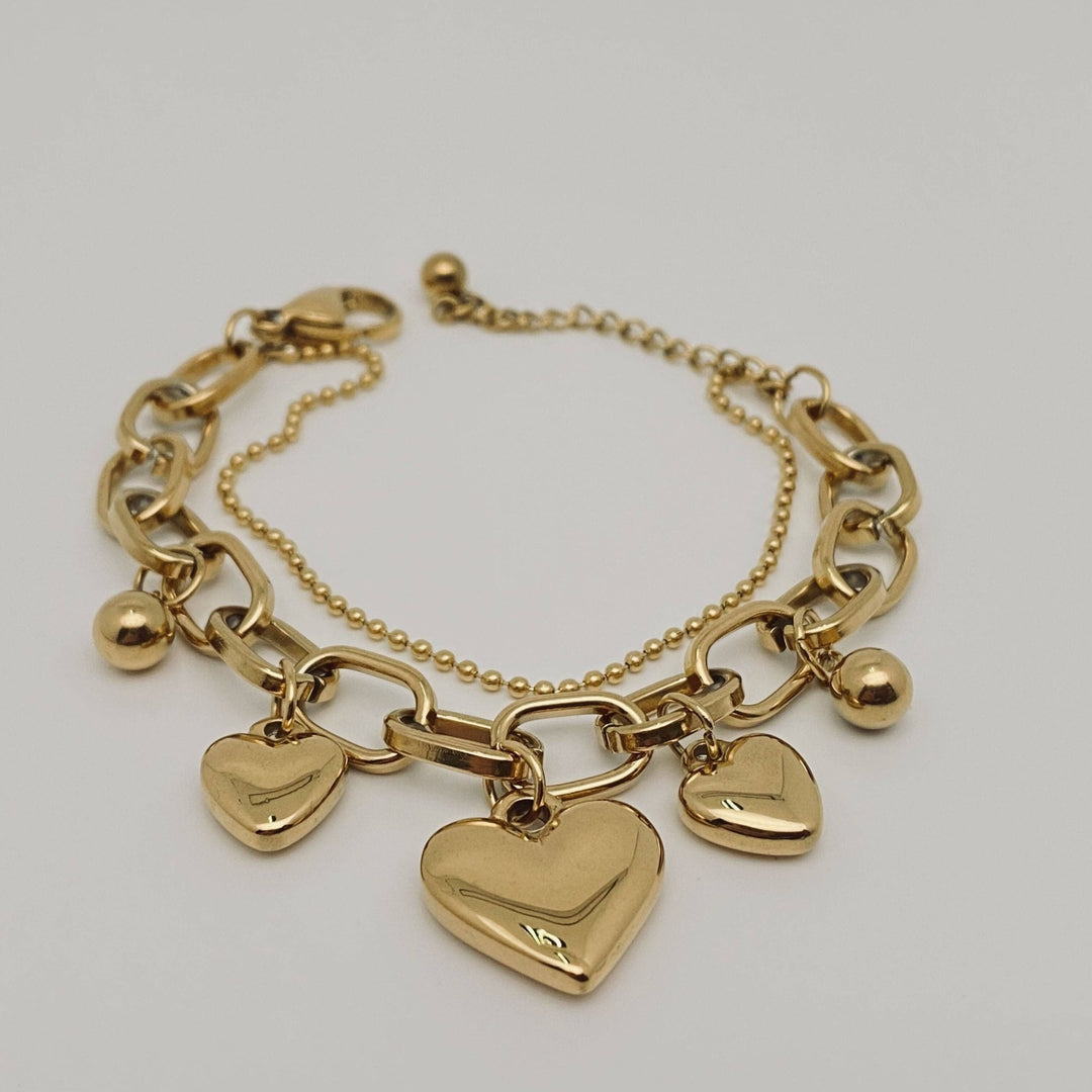 Heart Daze Stainless Bracelet