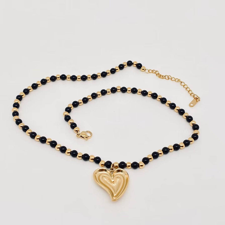 JewelryHeart Onyx Necklace