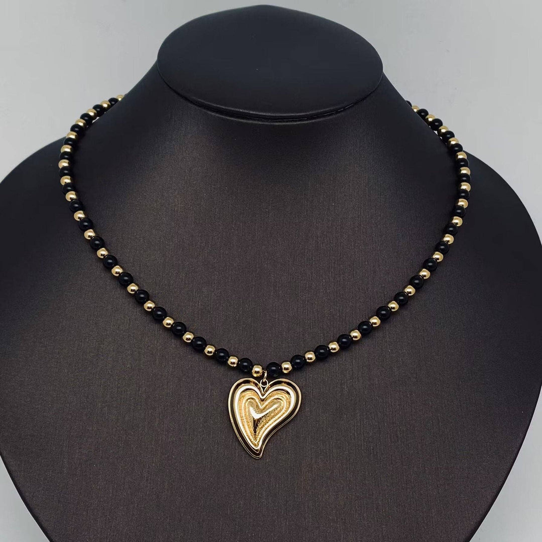 JewelryHeart Onyx Necklace