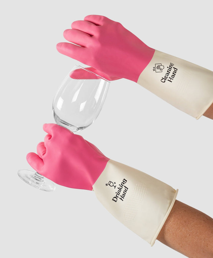 kitchenScrubbly™ Reusable Cleaning Gloves Pink