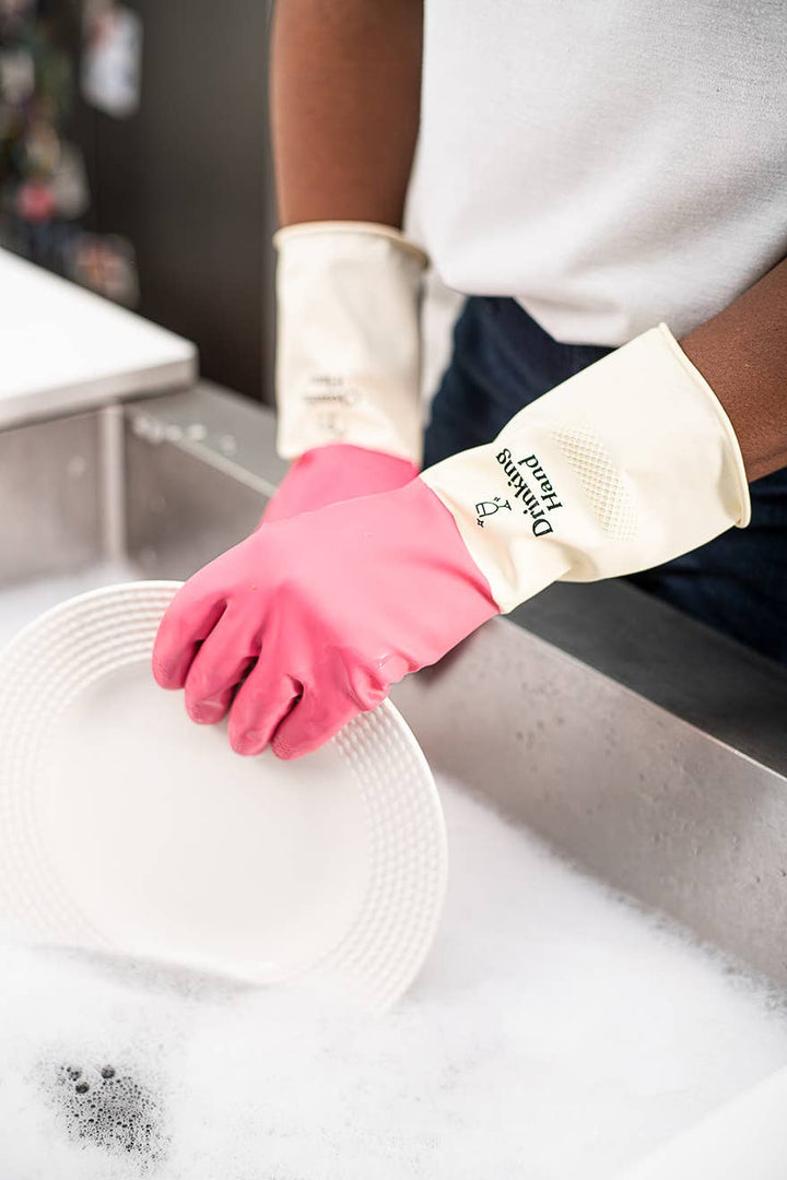 kitchenScrubbly™ Reusable Cleaning Gloves Pink