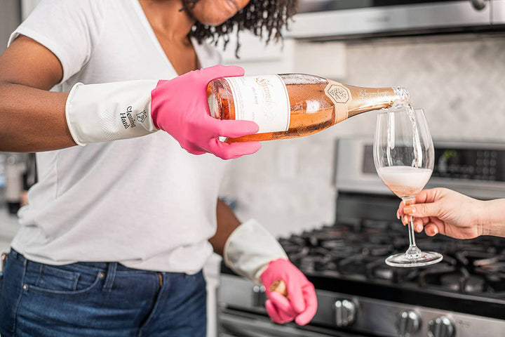 kitchenScrubbly™ Reusable Cleaning Gloves Pink