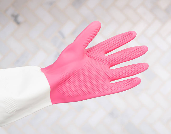 kitchenScrubbly™ Reusable Cleaning Gloves Pink