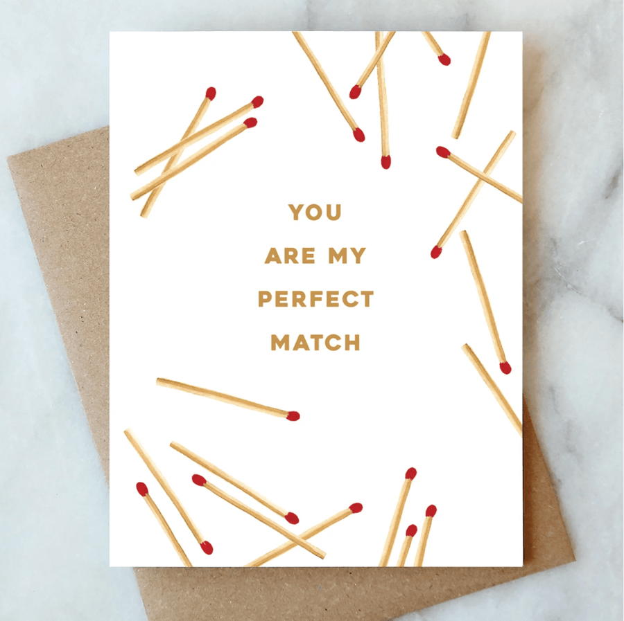 CardsYou Are My Perfect Match Card