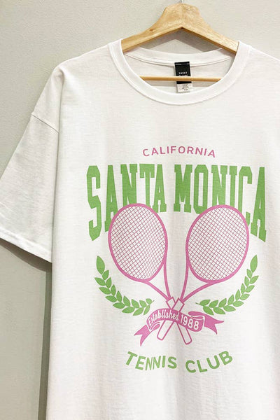 Santa Monica Tennis Tee - Meraki Co.