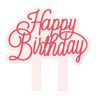 CandleAcrylic Cake Topper Happy Bday