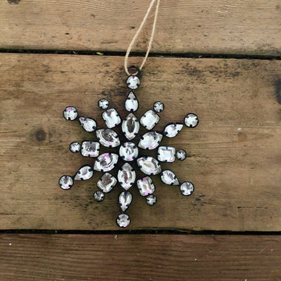 Holiday OrnamentsAntique Copper' Rhinestone Large Snowflake