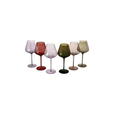 Kitchen + BarAutumn Crystal Wine Glass Set of 6