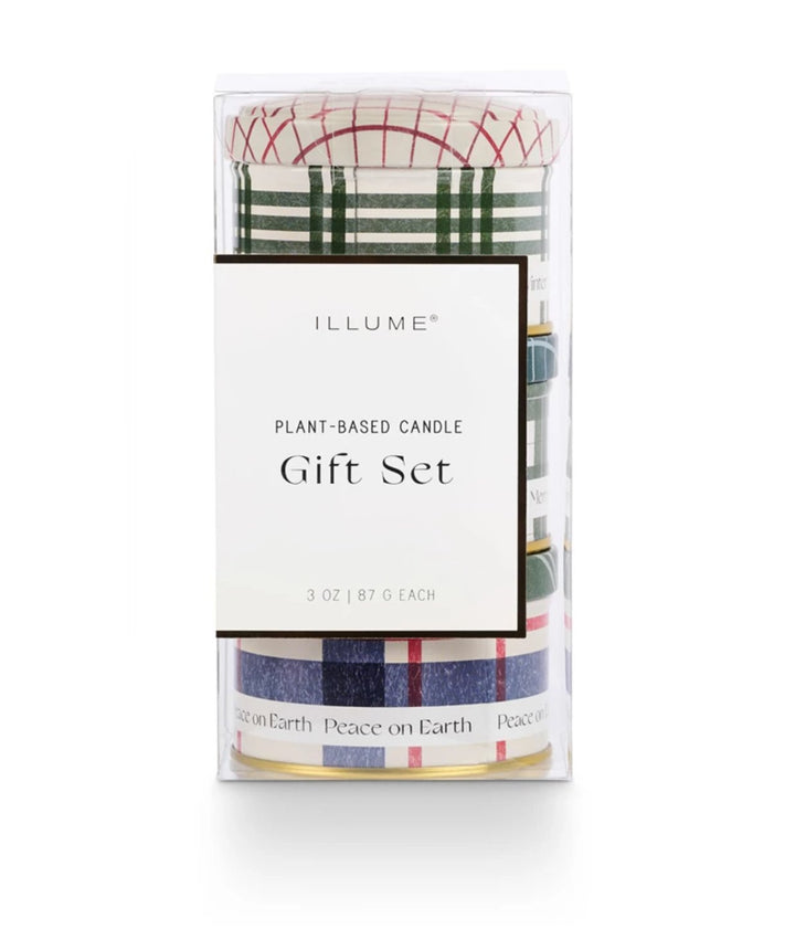 Candle SetBalsam & Cedar Noble Holiday Tin Trio Gift Set