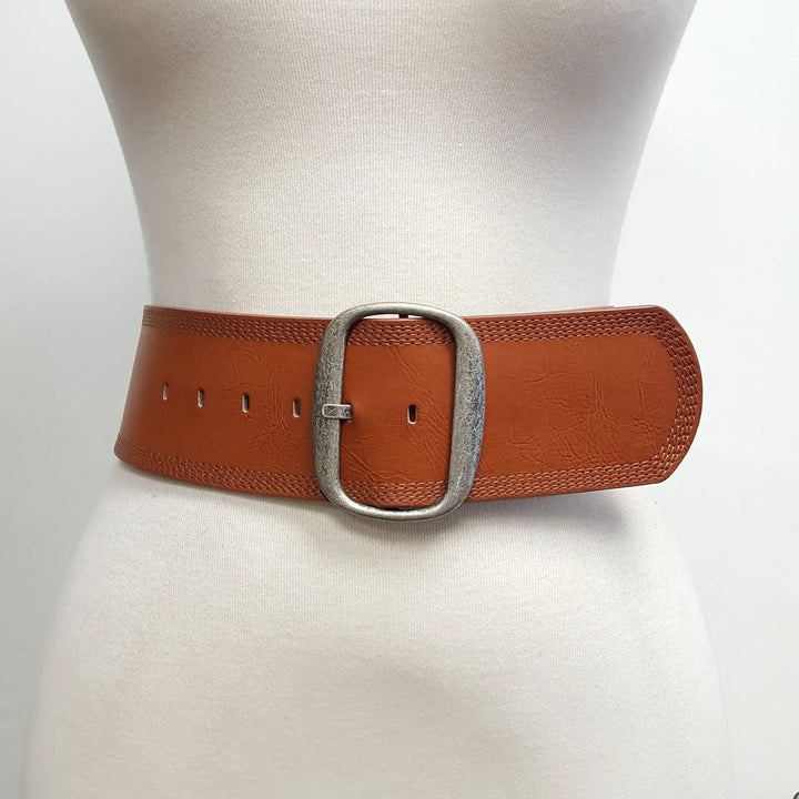 BeltBlack Wide Width Contour Waist Belt