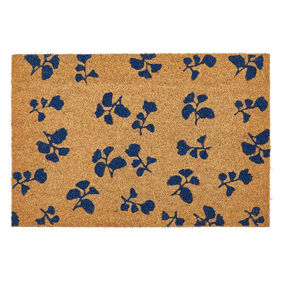 Door MatBlue Floral Doormat