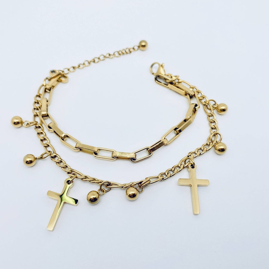 BraceletCharms & Cross Bracelet