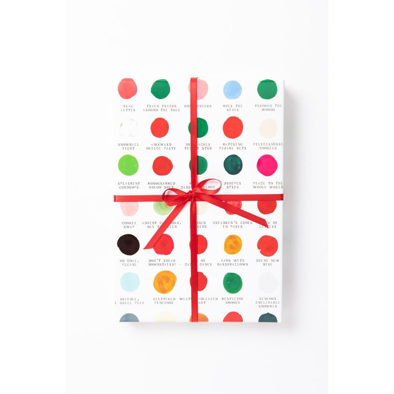 Christmas Wrapping PaperColor Palette Wrapping Paper