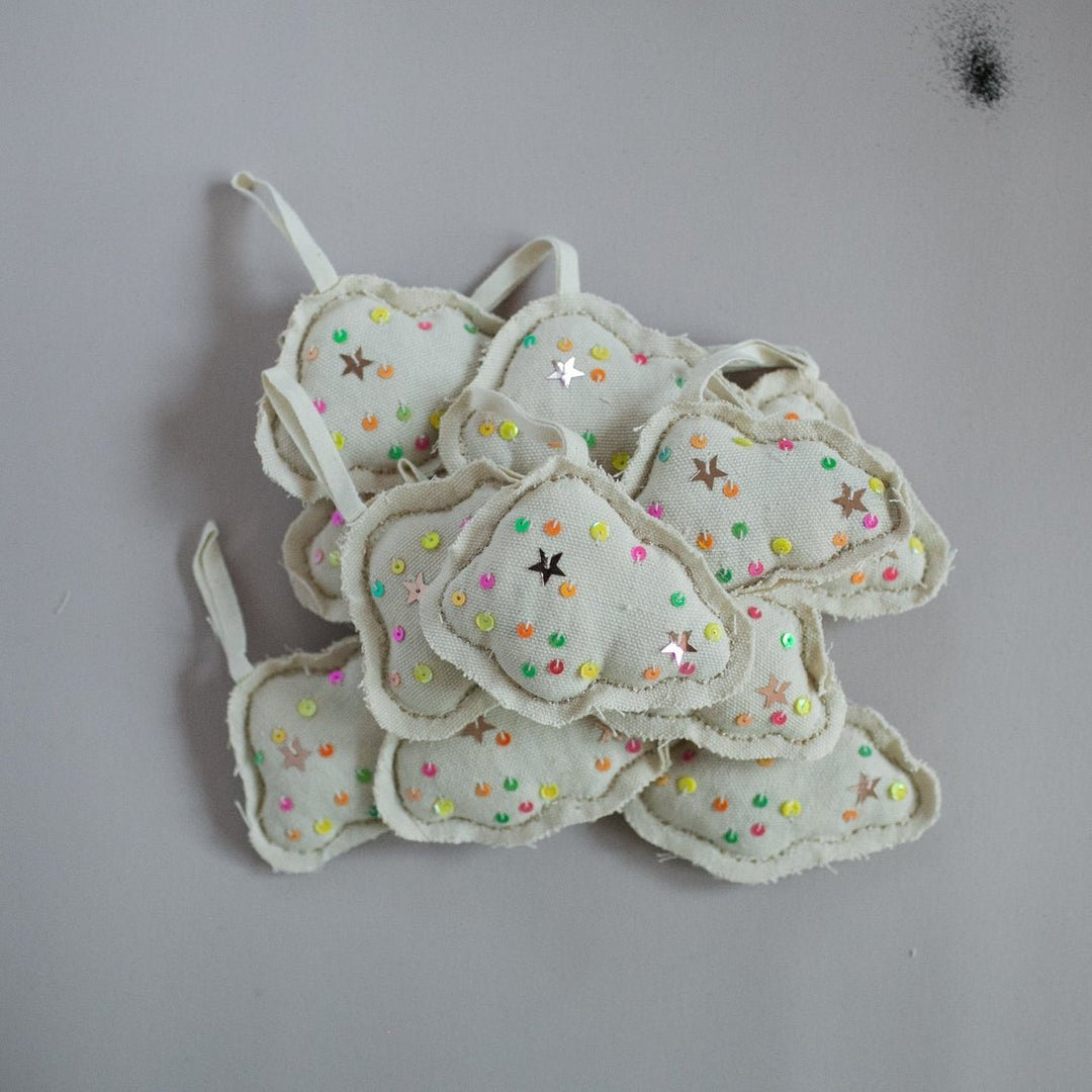 Home DecorConfetti Cloud Lavender Filled Ornament