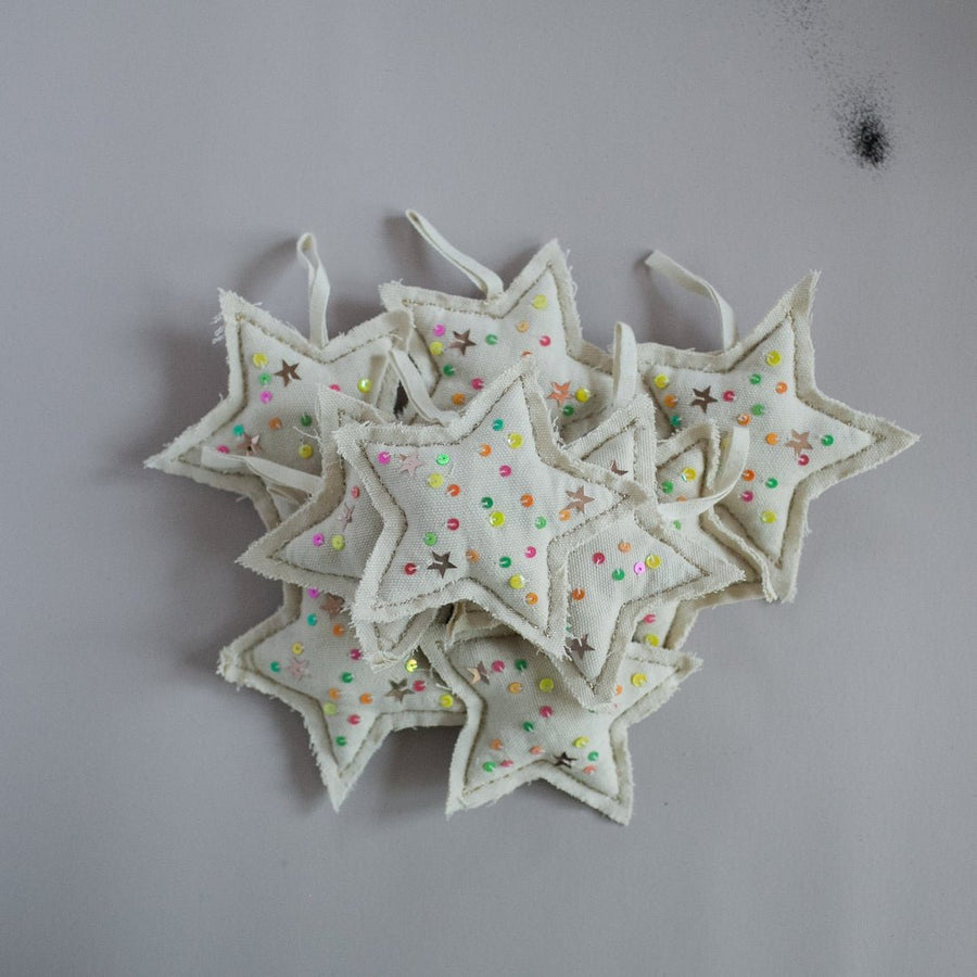 Home DecorConfetti Star Lavender Filled Ornament