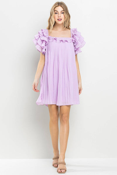 Lavender Fields Mini Dress - Meraki Co.