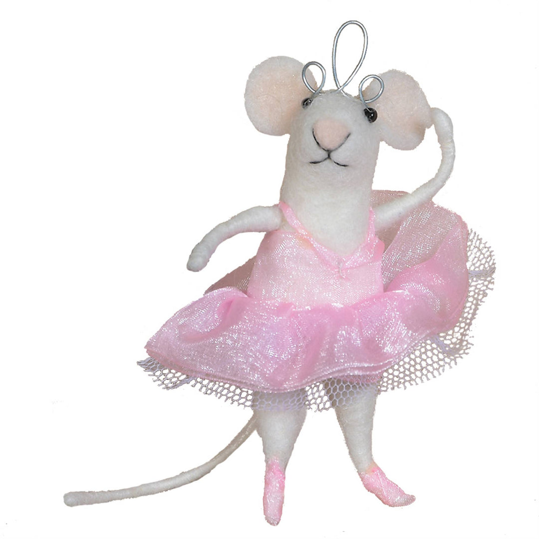 Christmas OrnamentFelt Ballerina Mouse Ornament