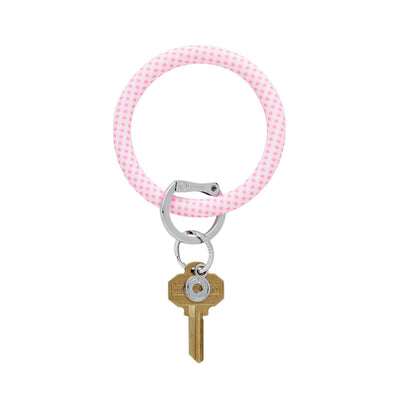 KeychainGingham Tickled Pink | Oventure