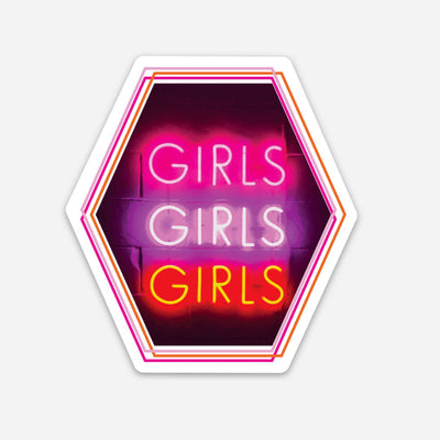 MagnetGirls Girls Girls Neon Style Magnet
