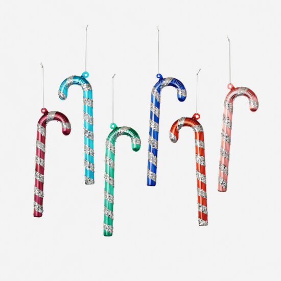 Christmas OrnamentJewel Tone Candy Cane Ornament