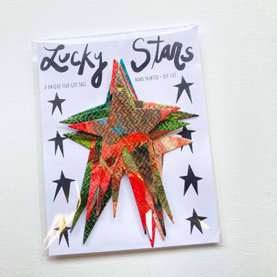 CardsLucky Stars Christmas Gift Tags