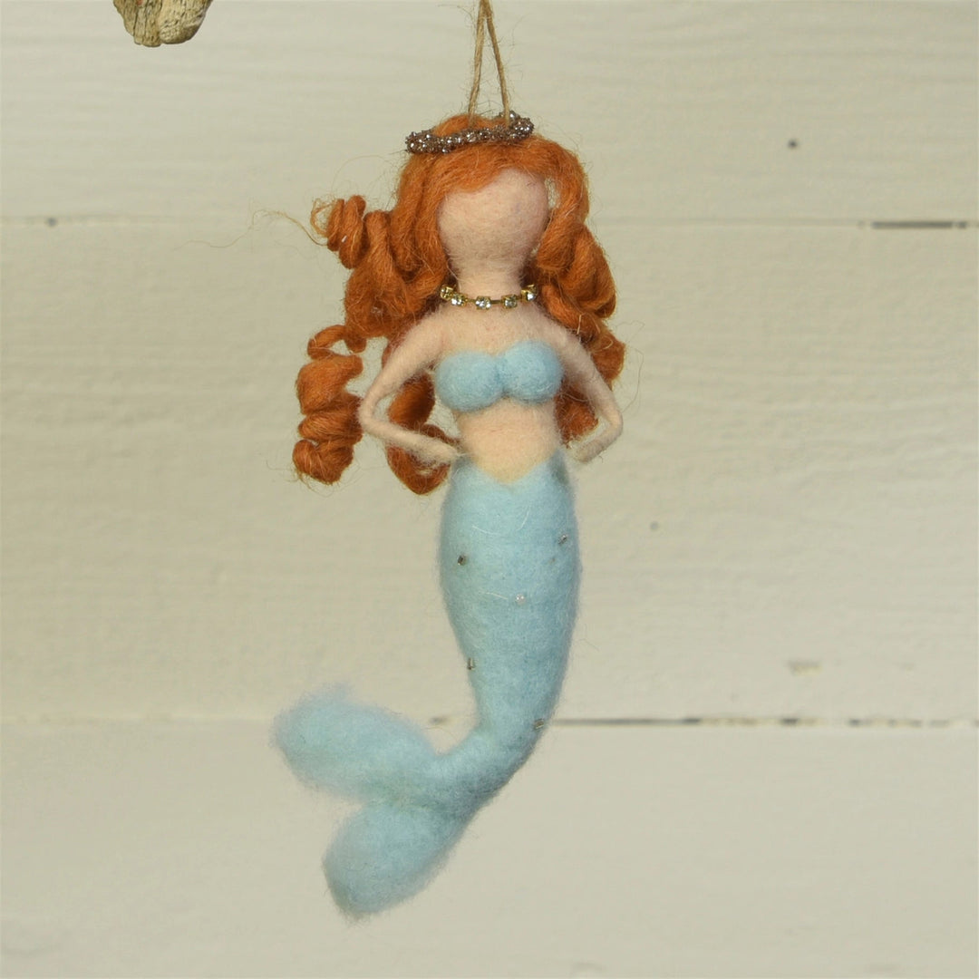 Christmas OrnamentMermaid Blue Ornament