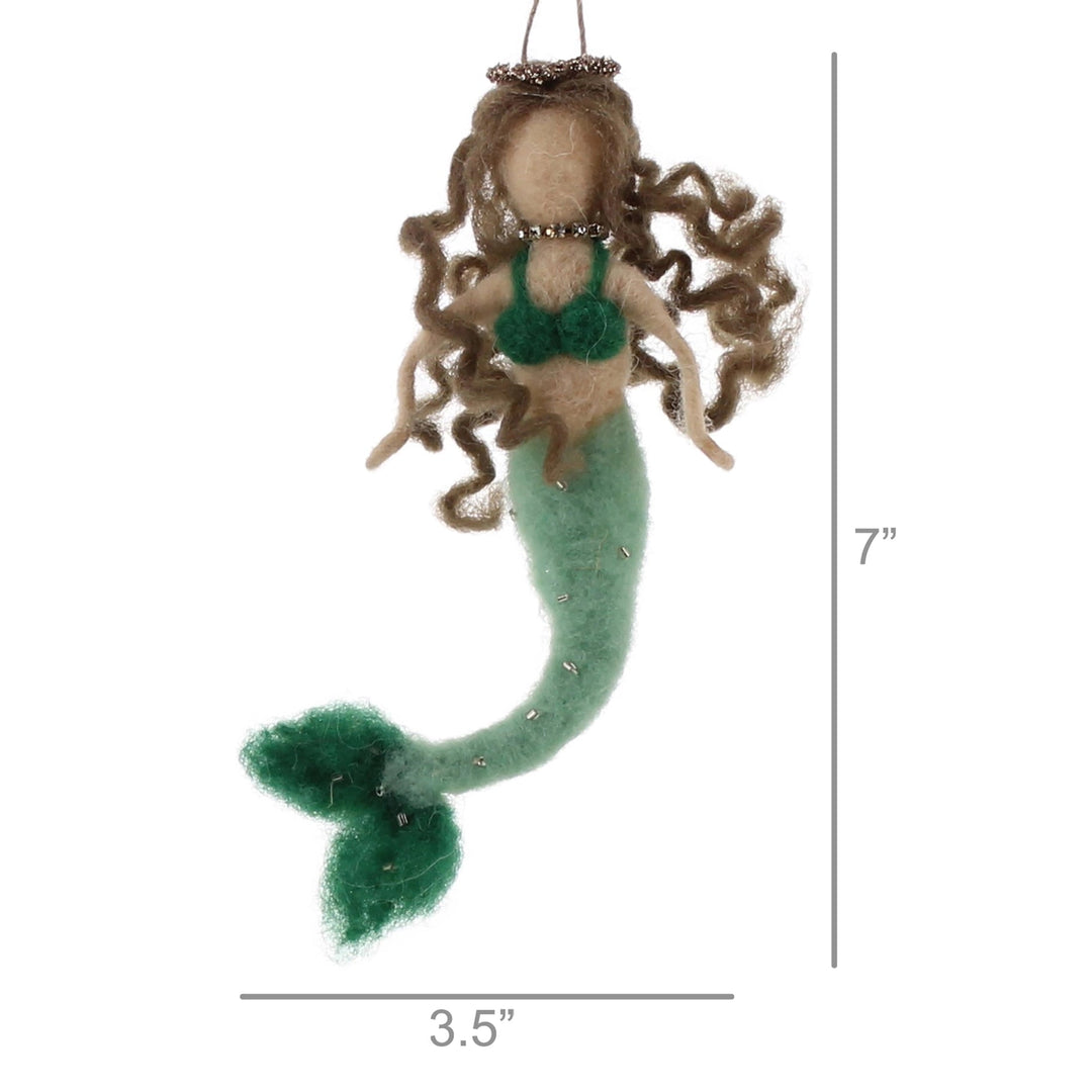 Christmas OrnamentMermaid Green Ornament