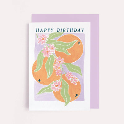 CardsOranges Birthday Card | Art Card | Female Birthday Card