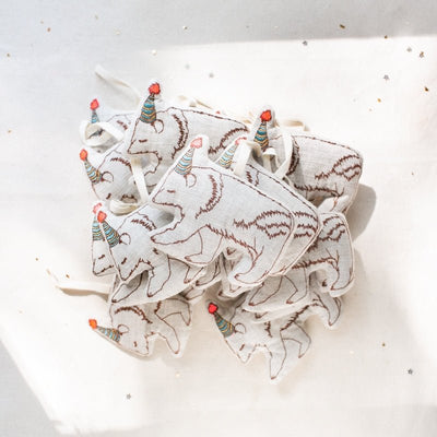 The Holiday ShopParty Bear Cotton + Lavender Ornament