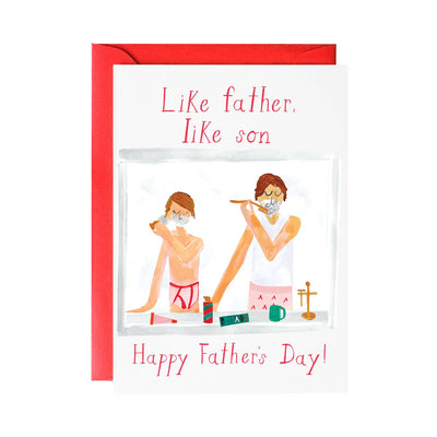 Father's Day CardPass The Shaving Cream Father's Day Card