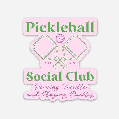 MagnetPickleball Social Club Magnet
