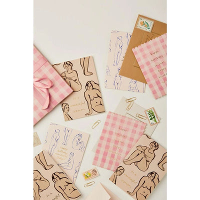 CardsPink Gingham 'Happy Birthday to You!' Card