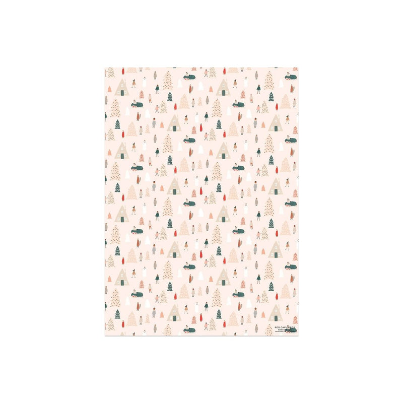 PaperPink Trees Wrapping Sheet