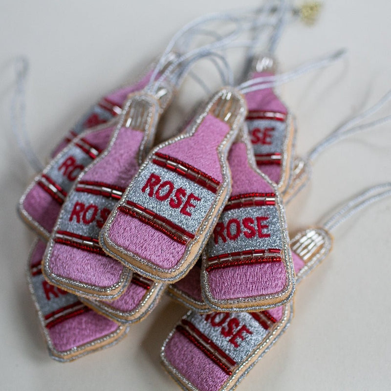 The Holiday ShopRose Bottle Cotton Ornament