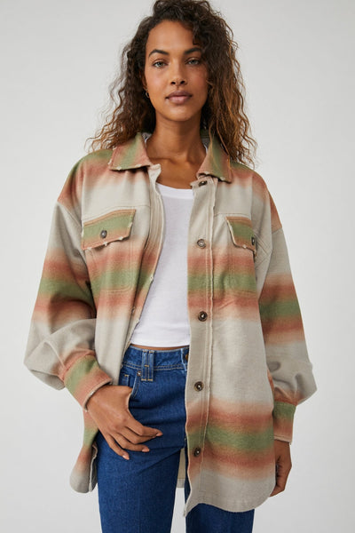 JacketRuby Jacket In Marzipan Combo | Free People
