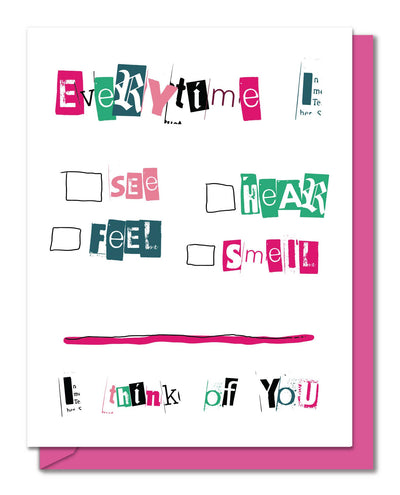 CardThinking of You | Ransom Note Card