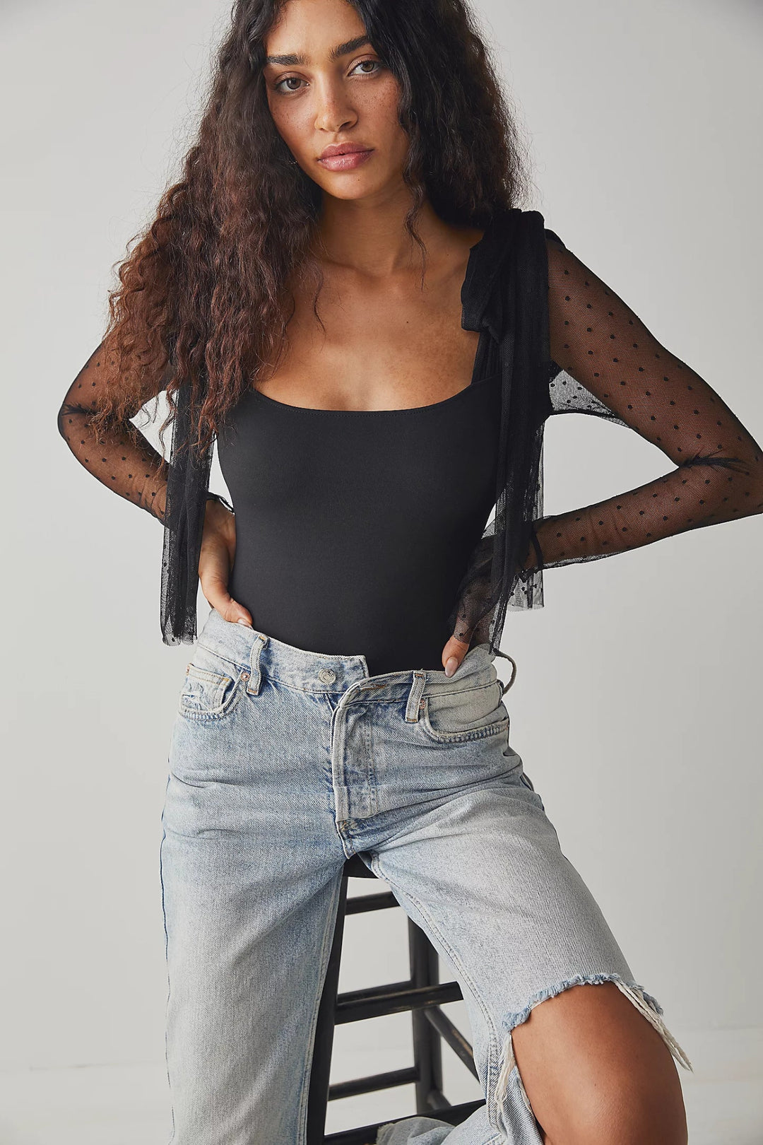 Free People BodysuitTongue Tied Bodysuit