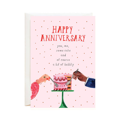 Anniversary CardTwo Forks Anniversary Card