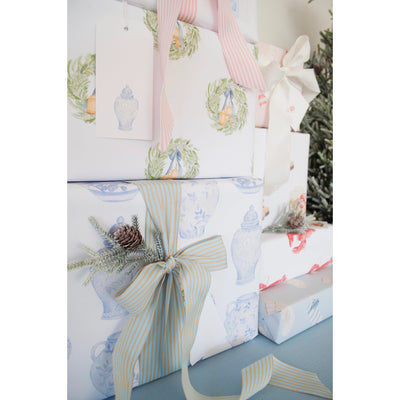Christmas Wrapping PaperWreath Holiday Gift Wrap
