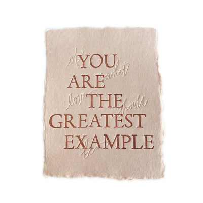 CardYou Are The Greatest Example Card